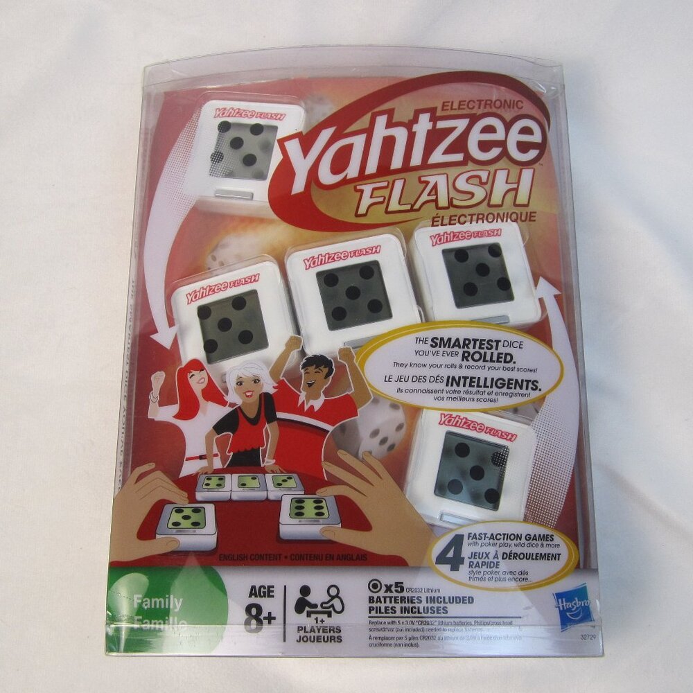 Yahtzee Flash Electronic - Game - New Old Stock